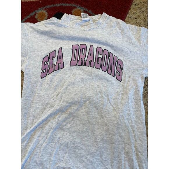 Vintage Single Stitch Sea Dragons Shirt Signal Mega-tee USA L - Picture 2 of 6